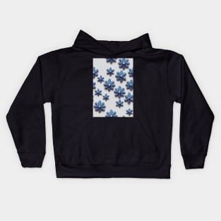 Christmas Seamless Pattern - Snowflakes #4 Kids Hoodie